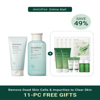 Bija Trouble 2 Steps Skincare Set (Cleanse + Tone) 