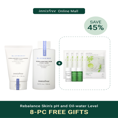 Blueberry Balancing 2 Steps Skincare ( Cleanse + Tone)
